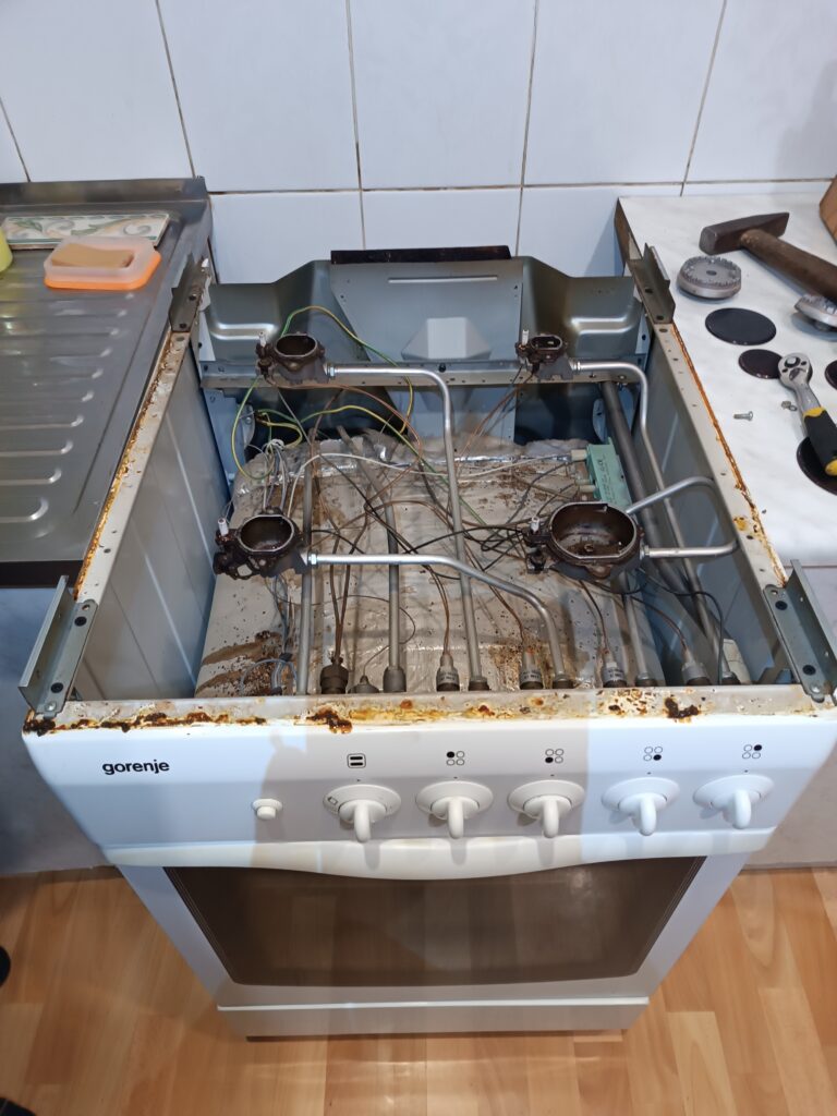 Ремонт газовой плиты Gorenje до ремонта
